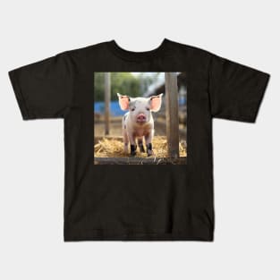 Baby Pig Kids T-Shirt